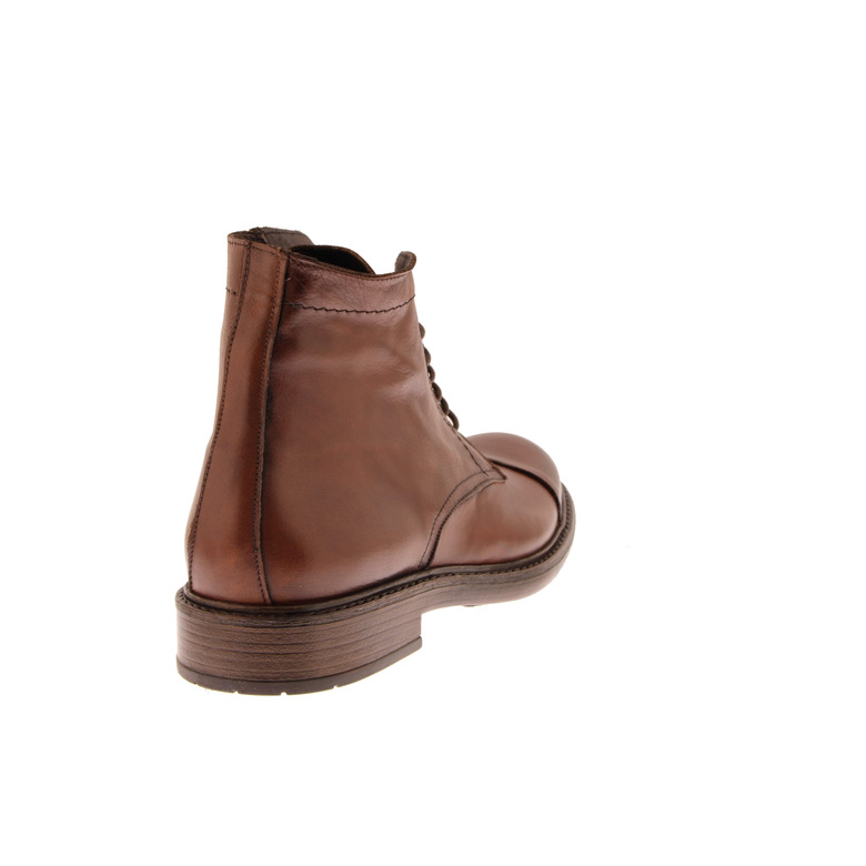 Exton hoge schoenen cognac 4