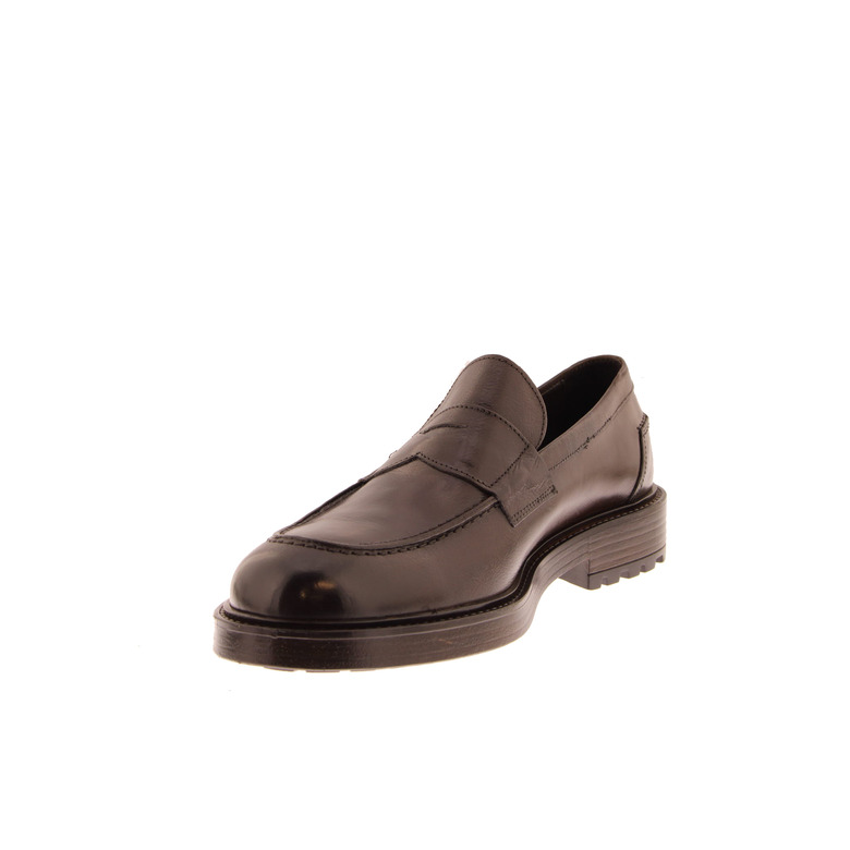 Exton mocassins & loafers bruin 3