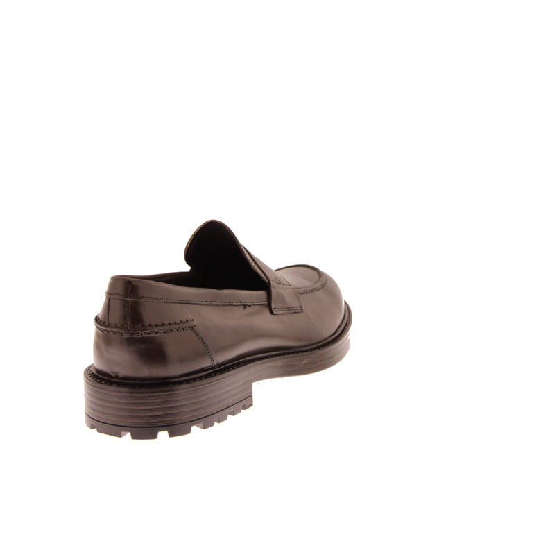 Exton mocassins & loafers bruin 4