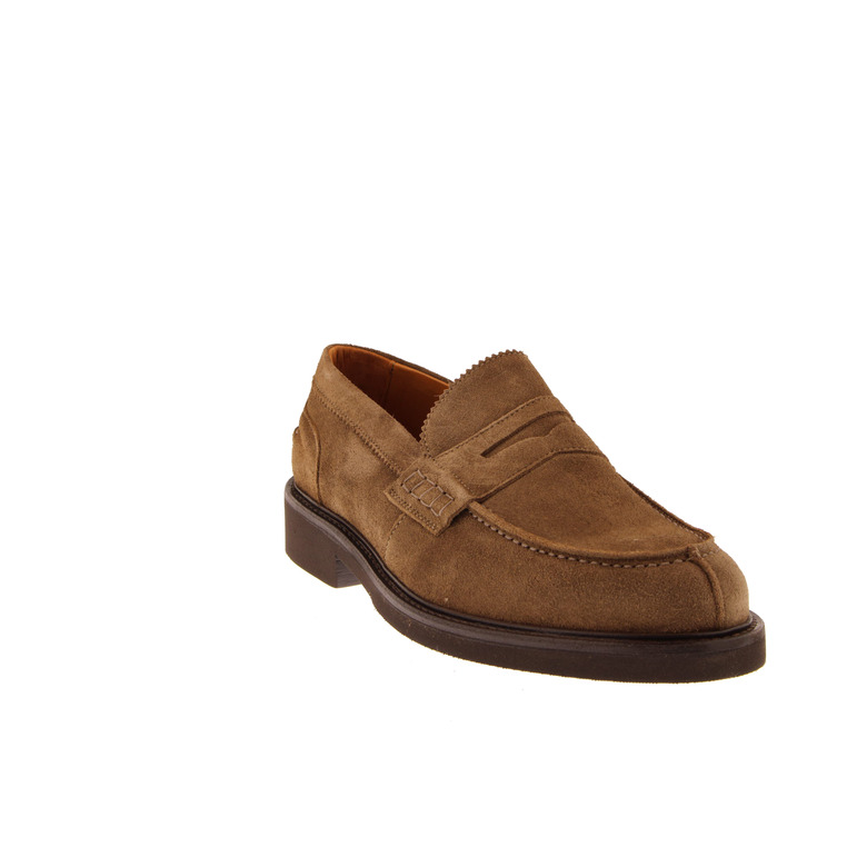 Exton mocassins & loafers bruin 2