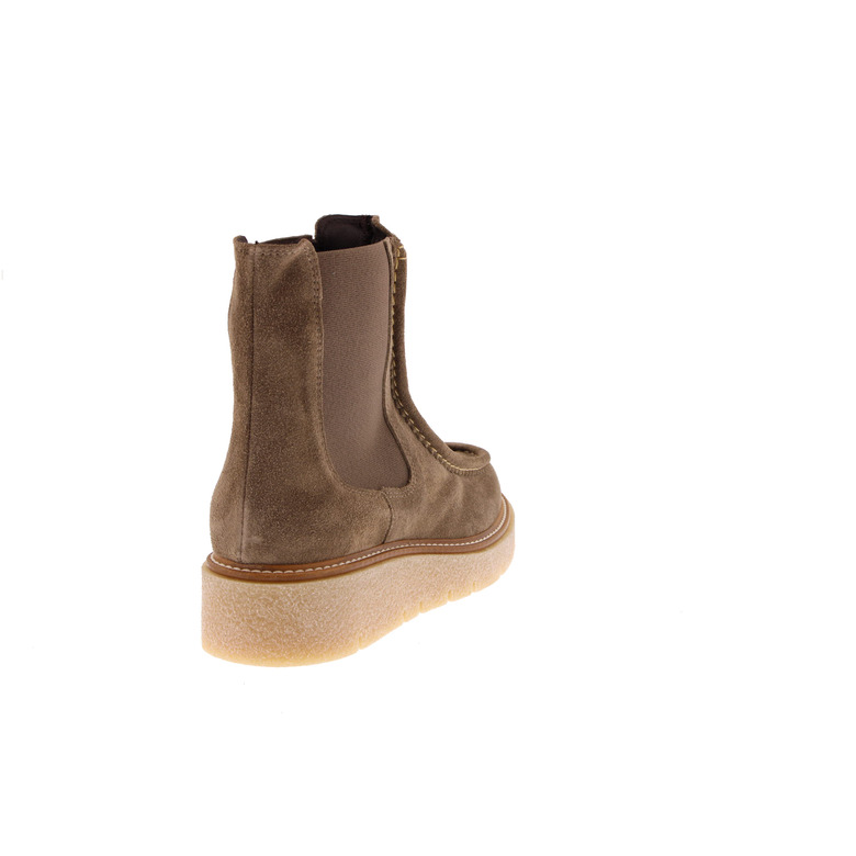 Weekend enkellaarsjes taupe 4