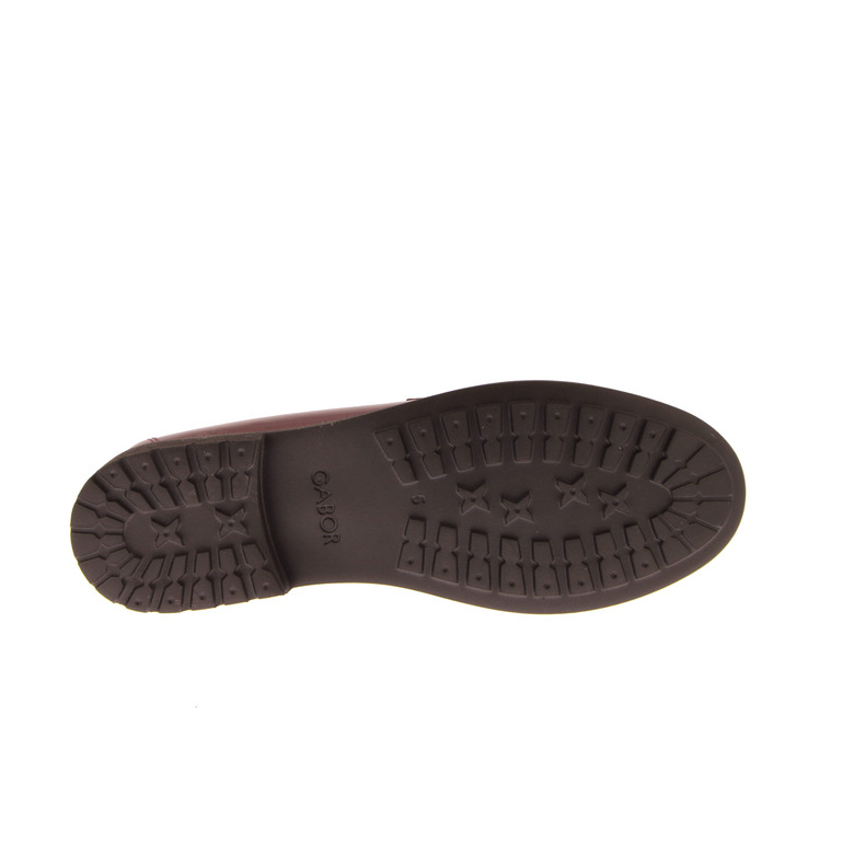 Gabor mocassins & loafers bordeaux 5