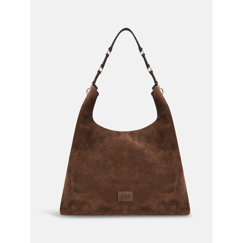 Clio Goldbrenner schoudertas bruin 3