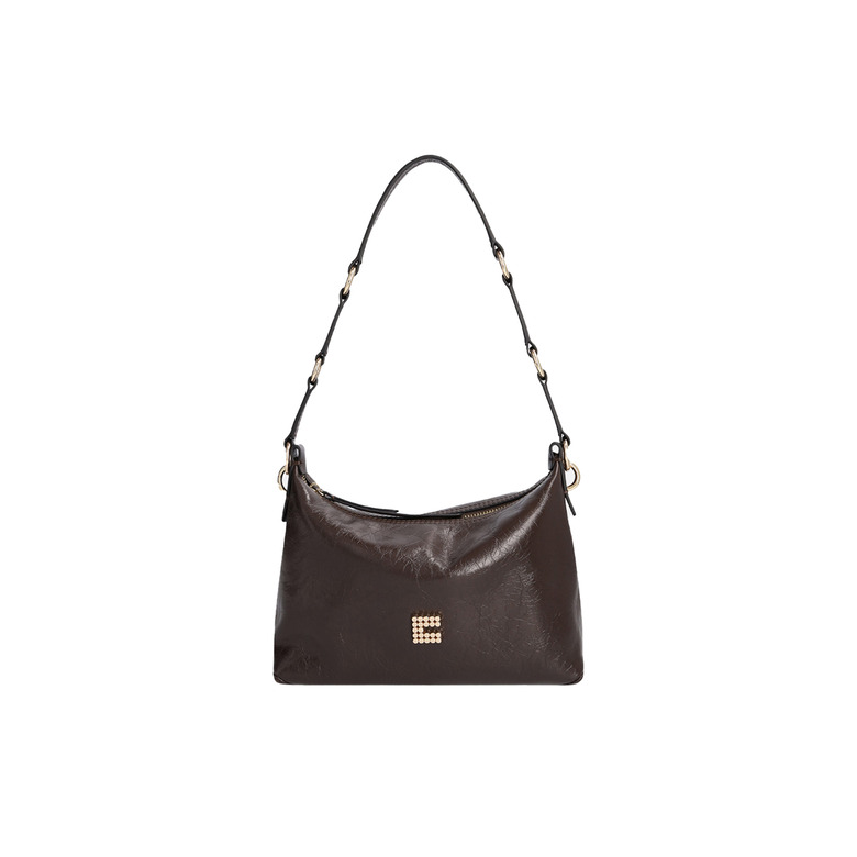 Clio Goldbrenner schoudertas bruin 1