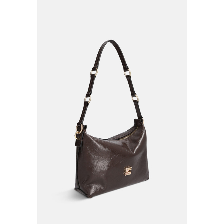 Clio Goldbrenner schoudertas bruin 2