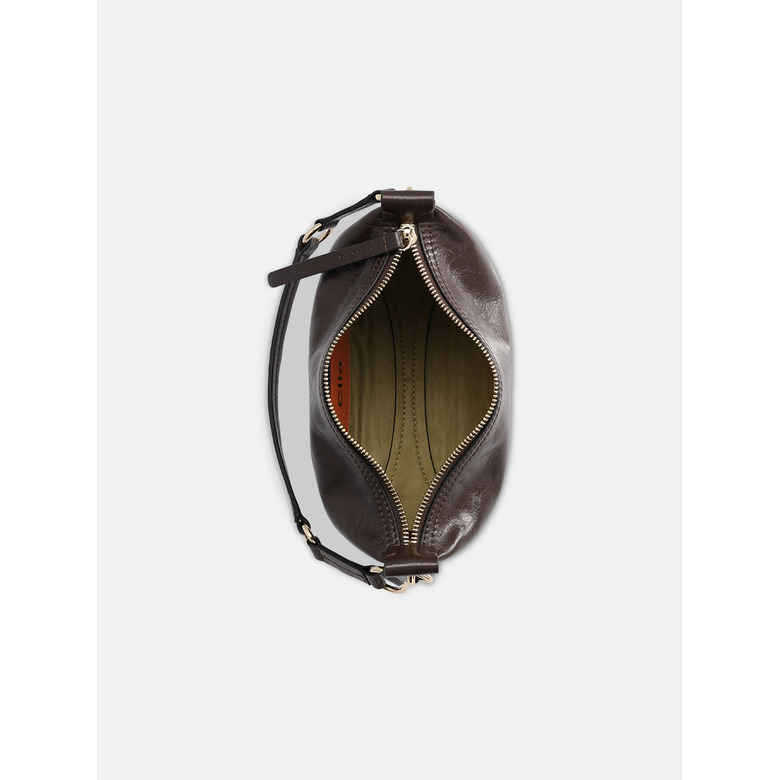 Clio Goldbrenner schoudertas bruin 4