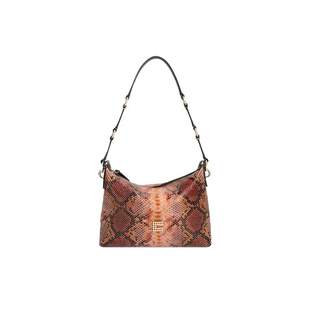 Clio Goldbrenner sac porté épaule rose
