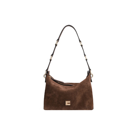 Clio Goldbrenner schoudertas bruin