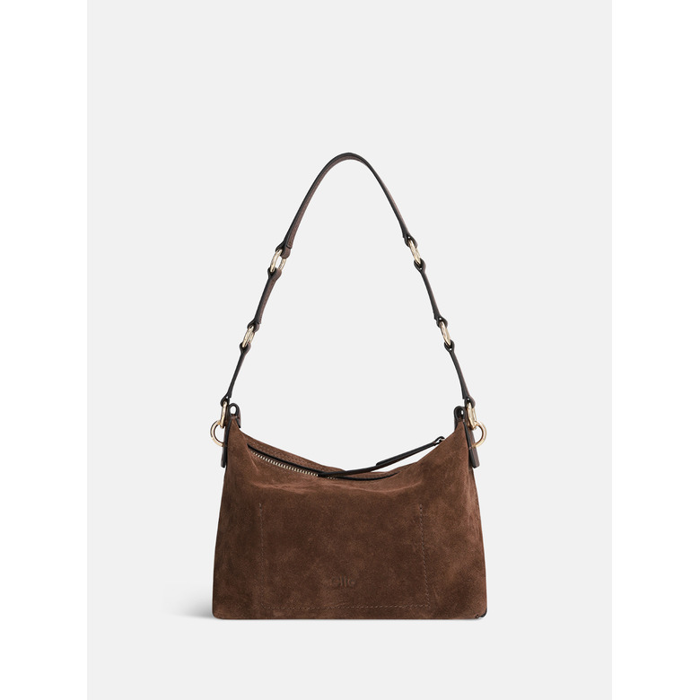 Clio Goldbrenner schoudertas bruin 3