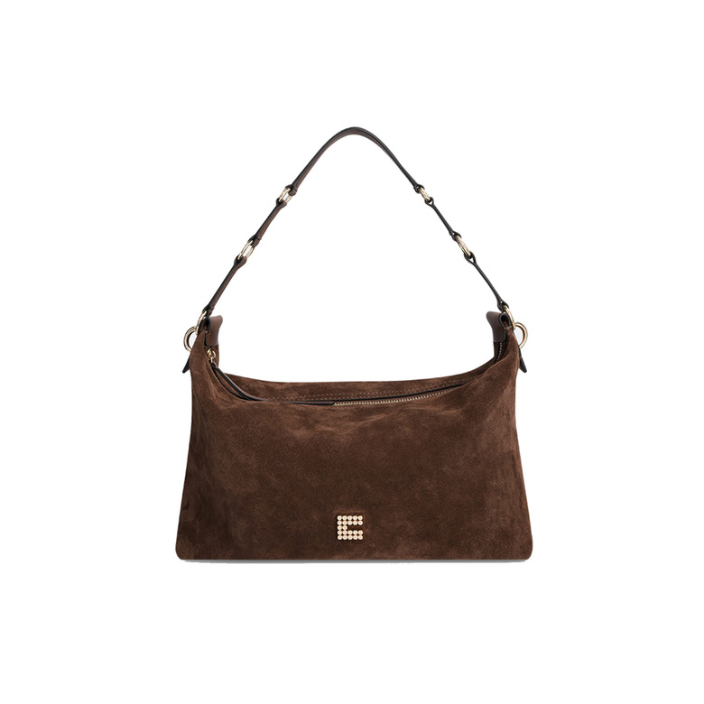 Clio Goldbrenner schoudertas bruin 1