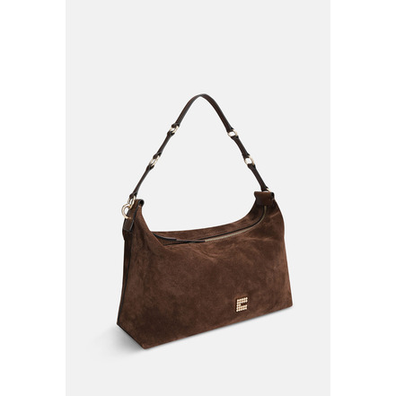 Clio Goldbrenner schultertasche braun