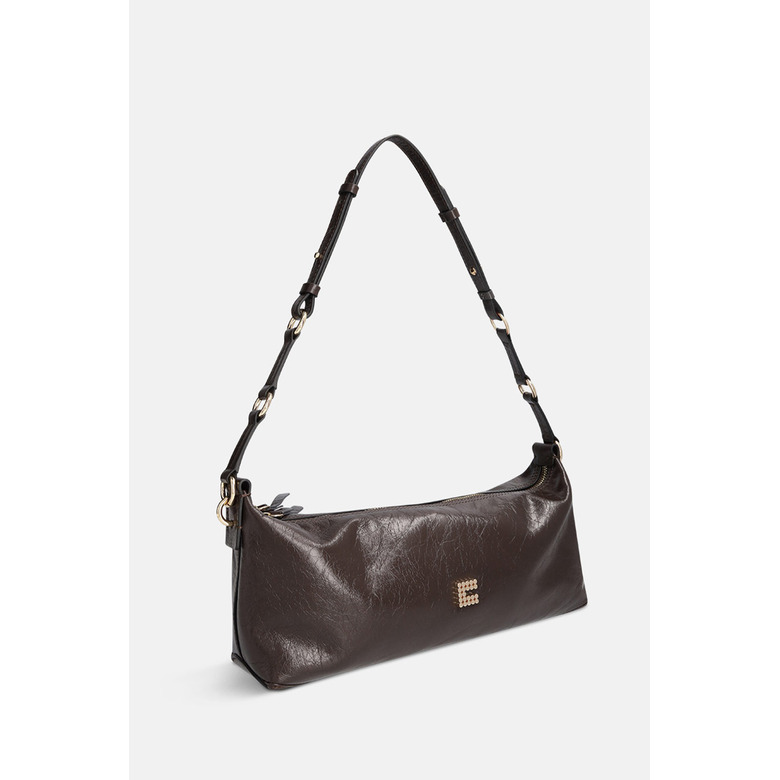 Clio Goldbrenner schoudertas bruin 2