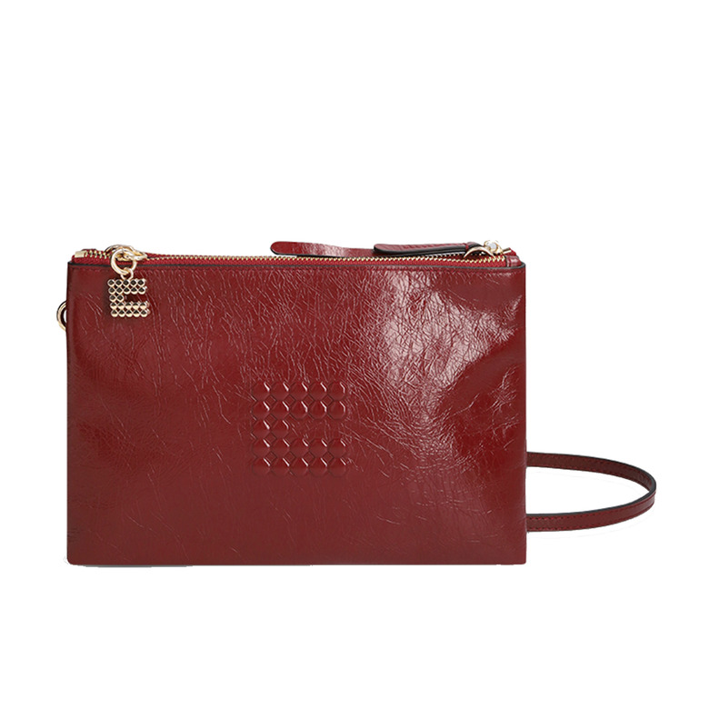 Clio Goldbrenner crossbody bordeaux 1