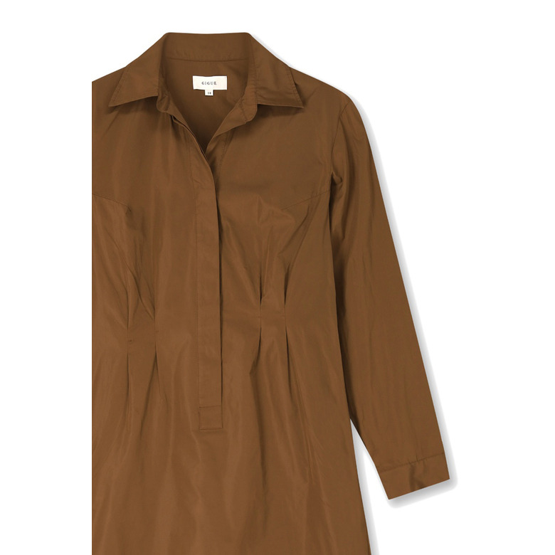 Gigue jurk cognac 2