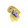 Gigue sjaal geel 2