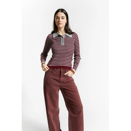 Indee polo bordeaux
