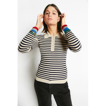 Indee polo blauw