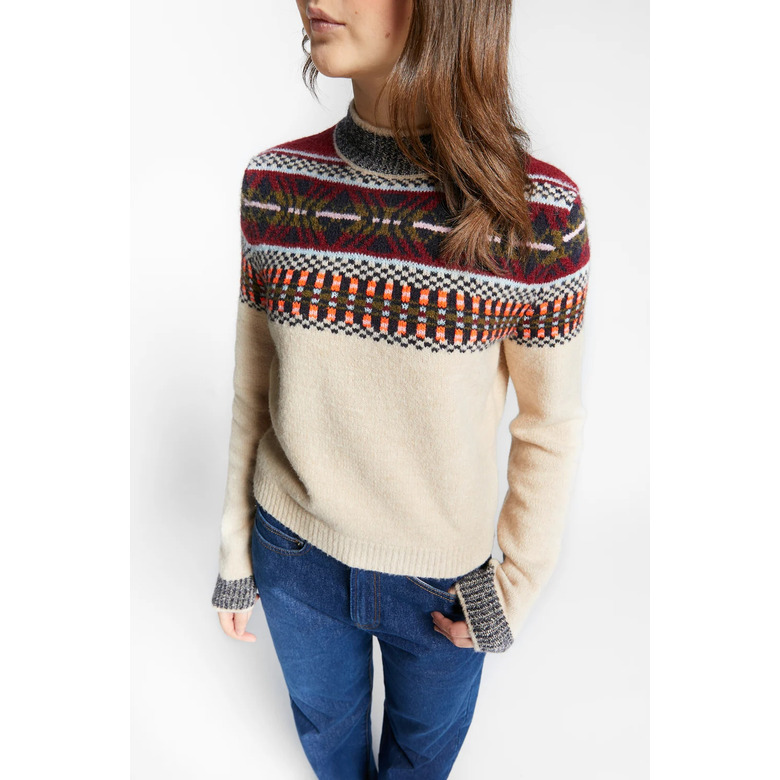 Indee sweater lightbrown 2
