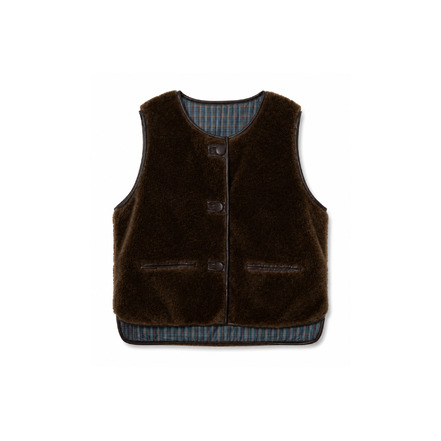 Indee vest bruin