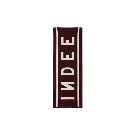 Indee sjaal bordeaux