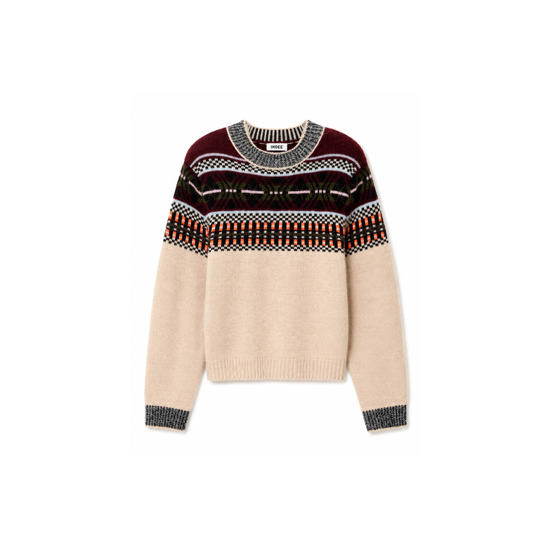 Indee sweater lightbrown 1