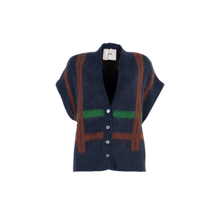 Floor cardigan blauw