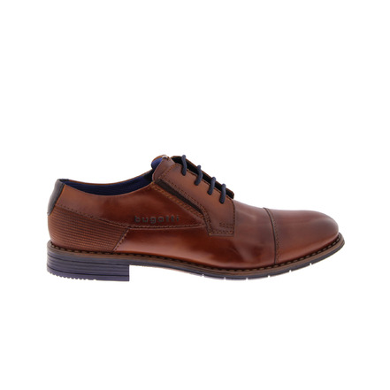 Bugattishoes schnürschuhe cognac