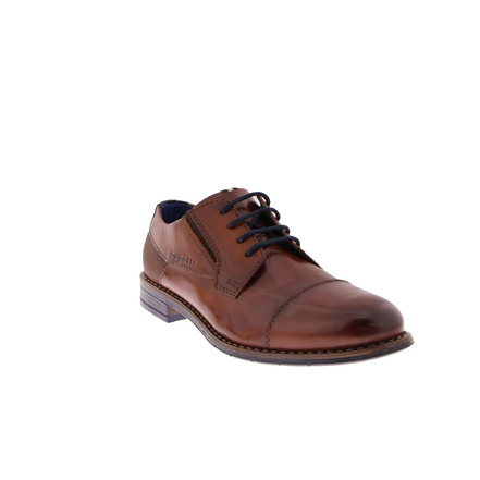 Bugattishoes schnürschuhe cognac