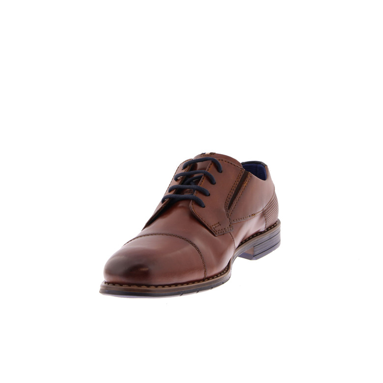 Bugattishoes schnürschuhe cognac 3