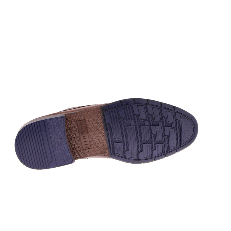 Bugattishoes schnürschuhe cognac 5