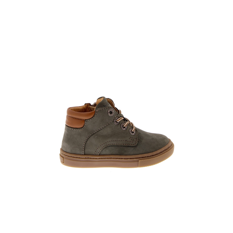 Babybotte chaussures à lacets vert 1