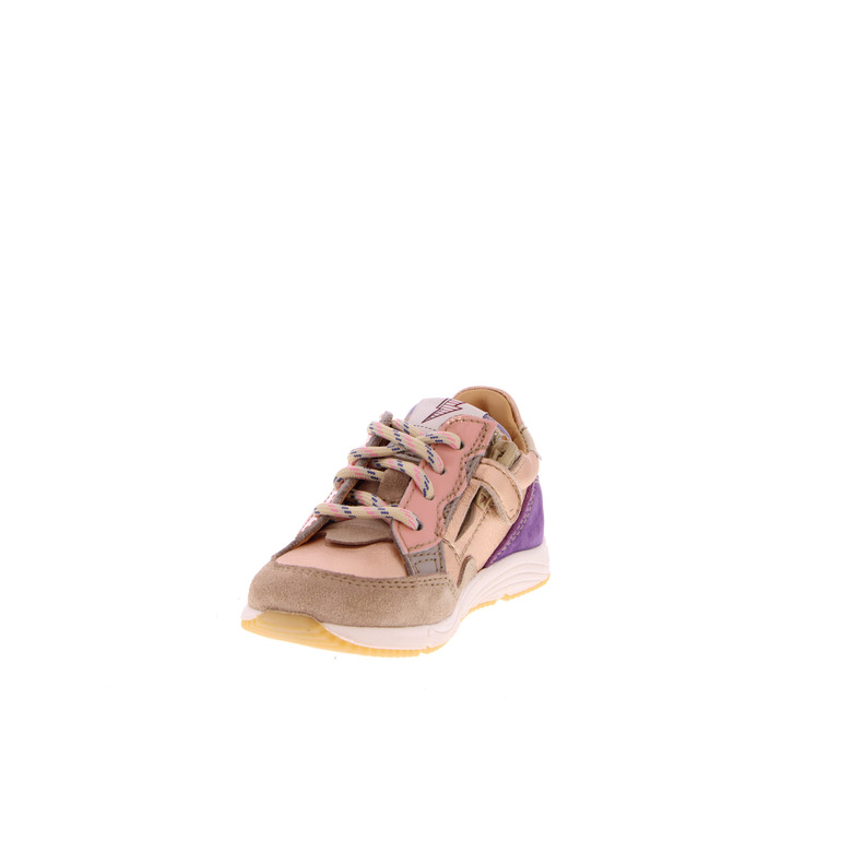 Ocra schnürschuhe rosa 3