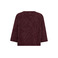 Mosmosh strickjacke bordeaux 2