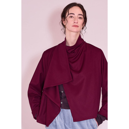 Nathalie Vleeschouwer veste bordeaux