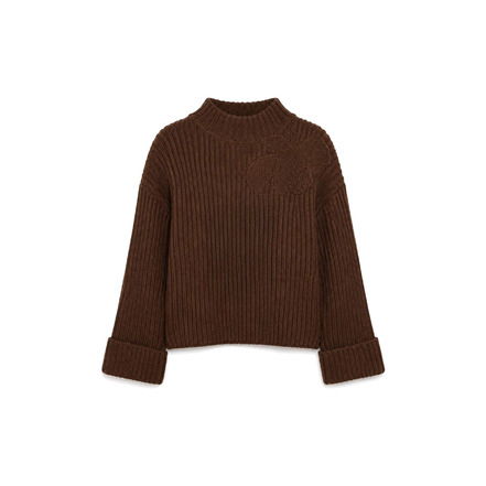 Gigue pull brun