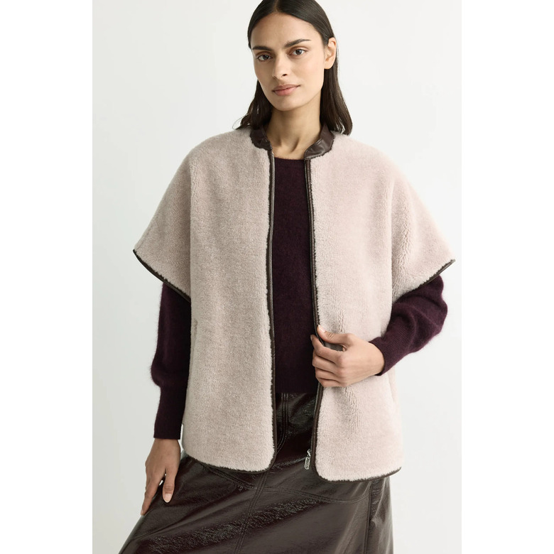 Xandres weste beige 2