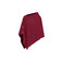 Les Cordes poncho bordeaux 1