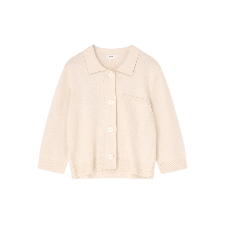 Gigue strickjacke ecru 1