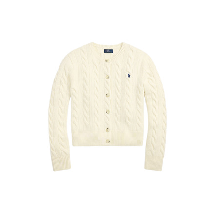 Ralph Lauren strickjacke ecru
