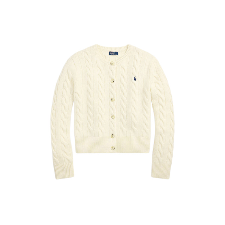 Ralph Lauren strickjacke ecru 1