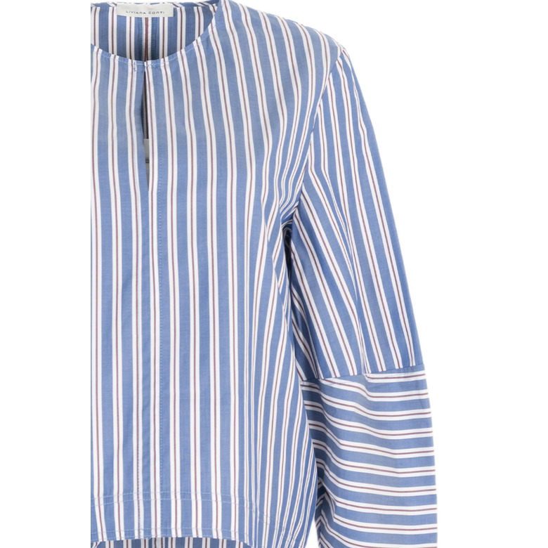 Liviana Conti blouse blauw 2