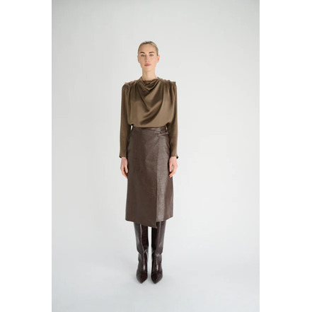 Oscar blouse bruin