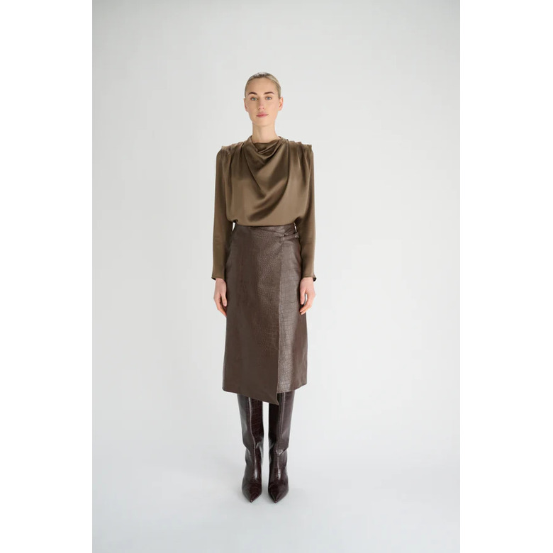 Oscar blouse bruin 2