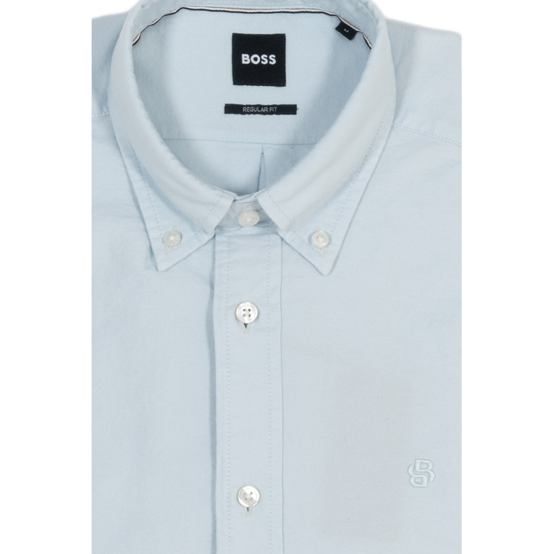Boss hemd blauw 2