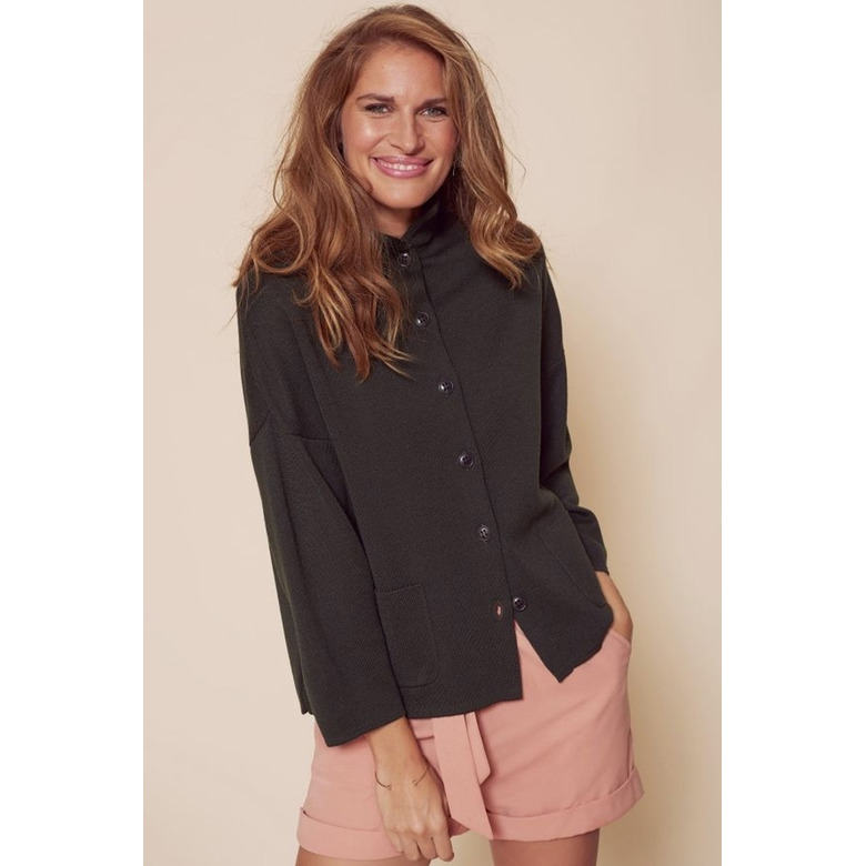 Sibin Linnebjerg strickjacke beige 2