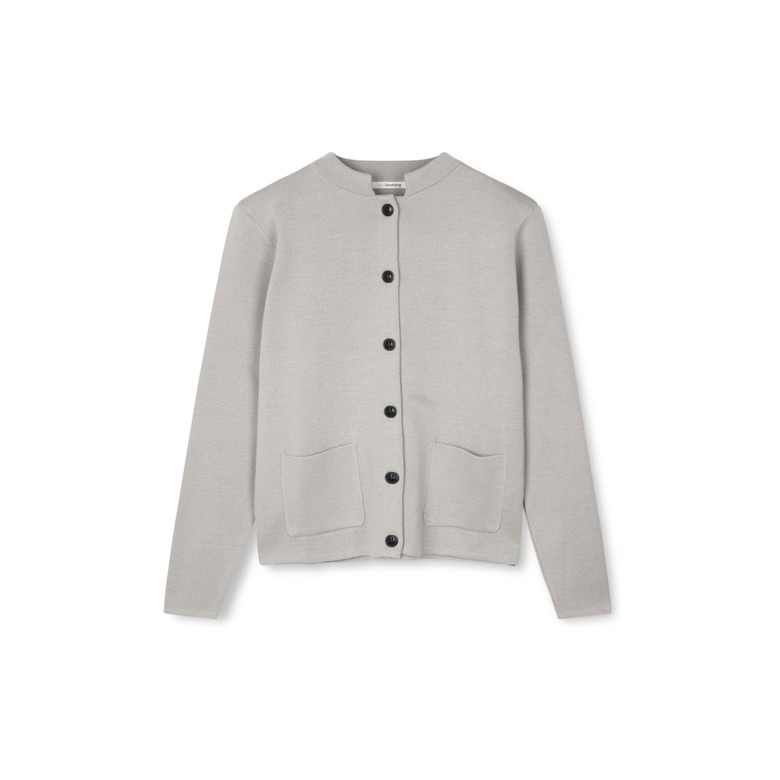 Sibin Linnebjerg strickjacke beige 1