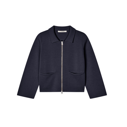 Sibin Linnebjerg strickjacke blau