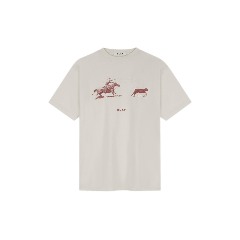 Olaf Hussein t-shirts ecru 1
