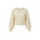 La Fee Maraboutee pullover ecru 1