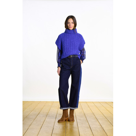 La Fee Maraboutee pullover blau